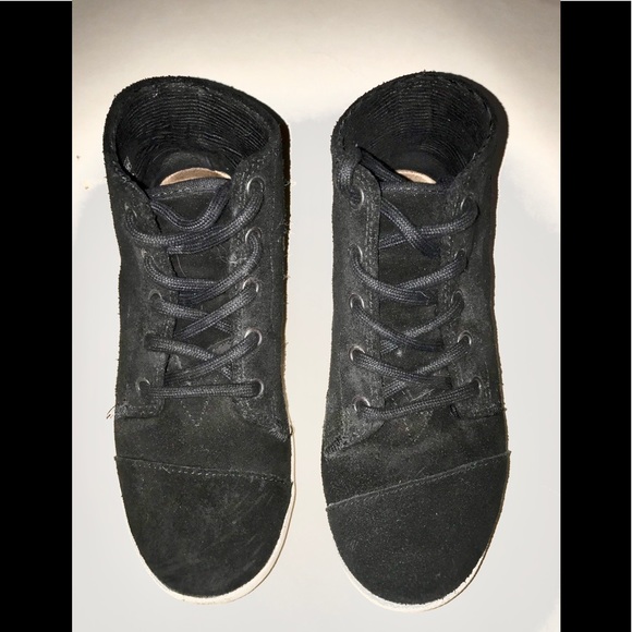 Toms Paseo, Black suede Hightops - Picture 2 of 4